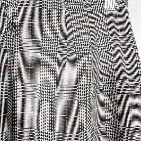 FREE PEOPLE Window Pane Plaid Houndstooth Pull On Academia Style Pants Sz. 4 - Picture 3 of 5